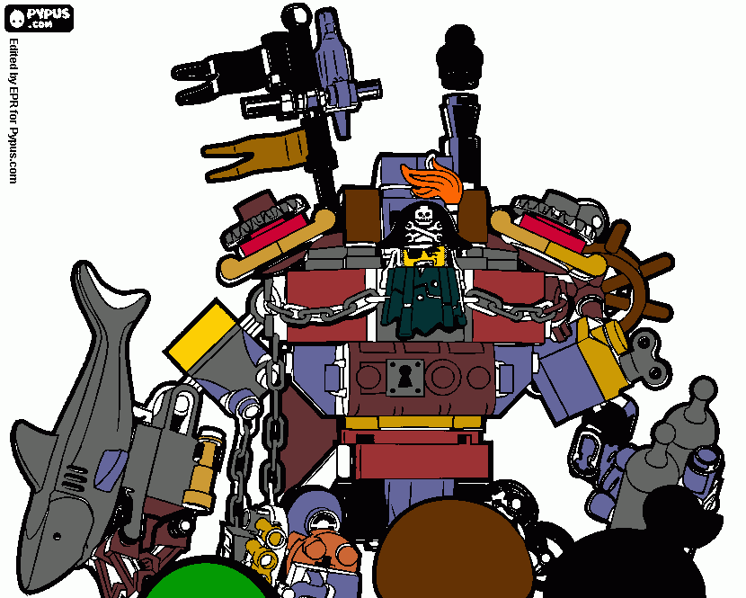 gratis malvorlagen LEGO MOVIE