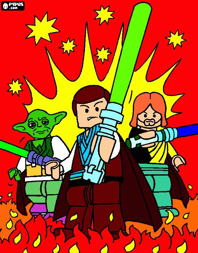 gratis malvorlagen Lego Star Wars