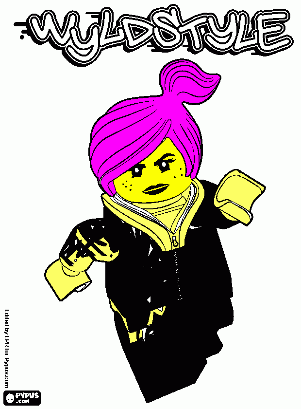 gratis malvorlagen lego wildstyle