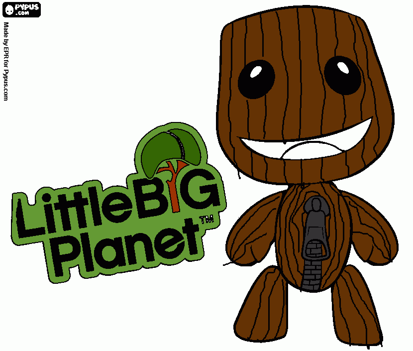 gratis malvorlagen Littlebig Planet