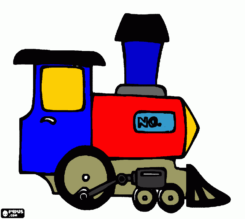 gratis malvorlagen lokomotive 2