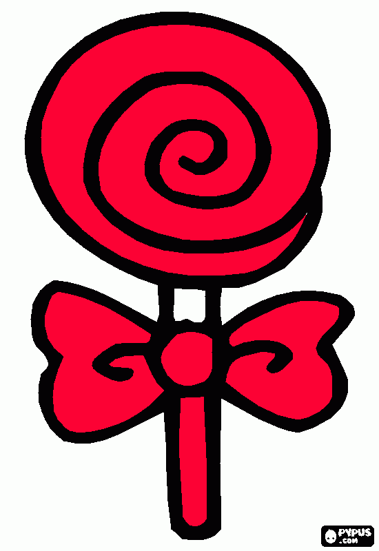 gratis malvorlagen lollipop