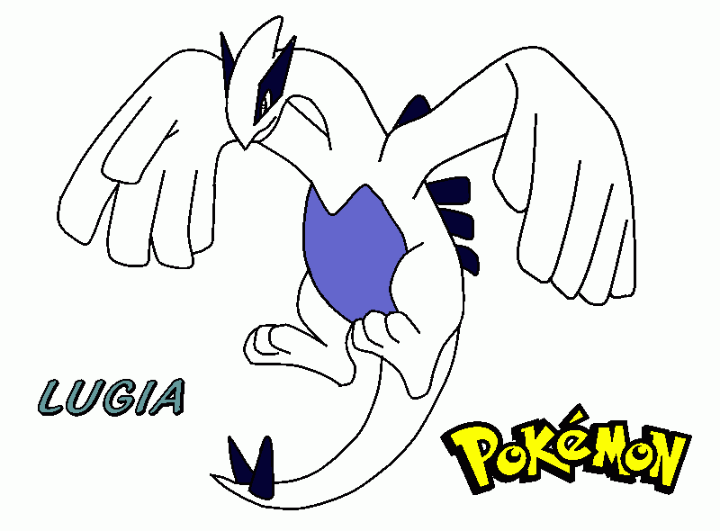 gratis malvorlagen Lugia