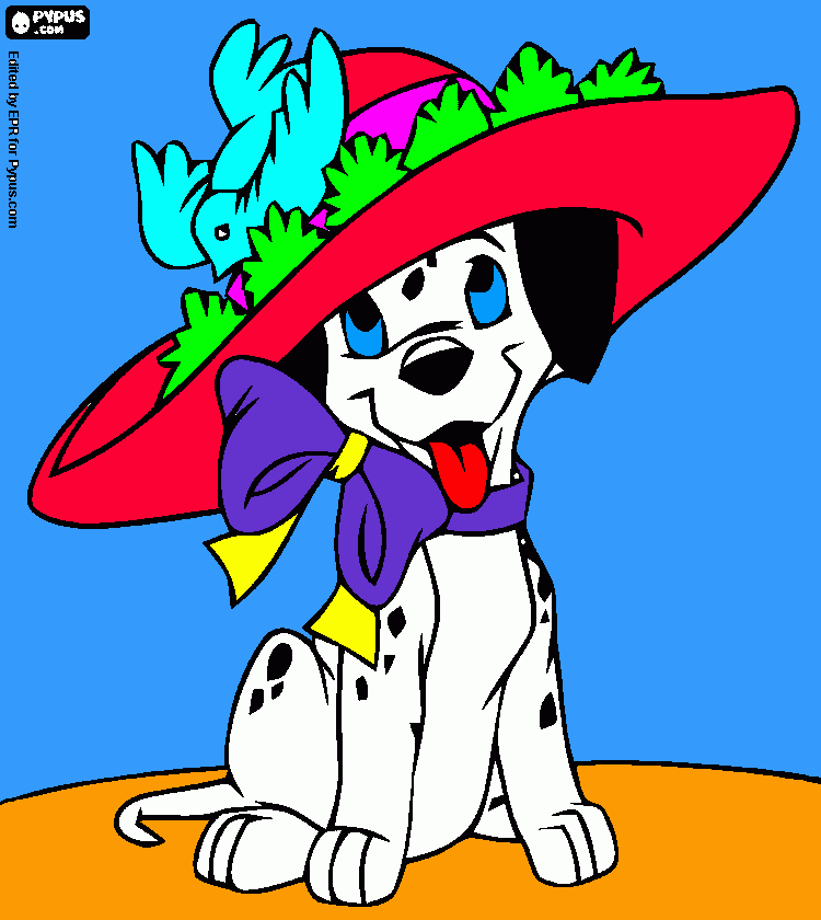 gratis malvorlagen luise dalmatiener