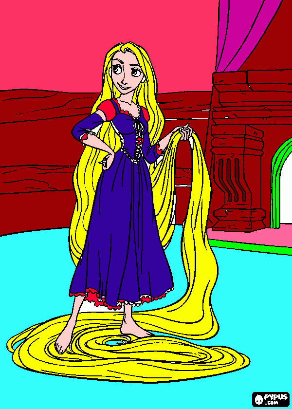 gratis malvorlagen luise rapunzel