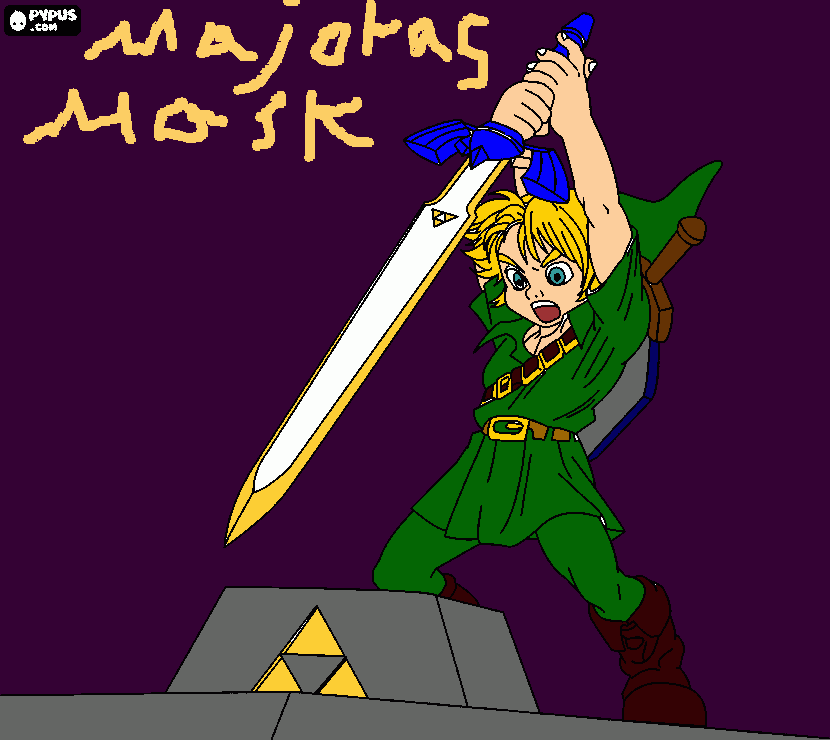 gratis malvorlagen Majoras Mask LINK