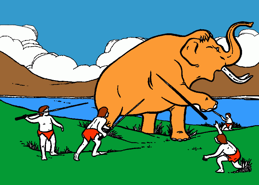 gratis malvorlagen mammut
