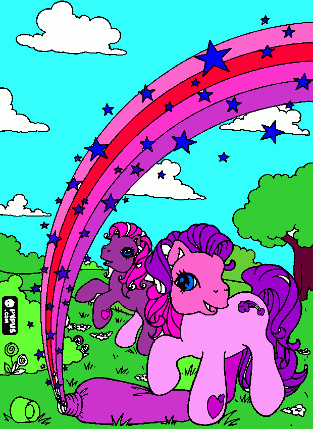 gratis malvorlagen mein filly