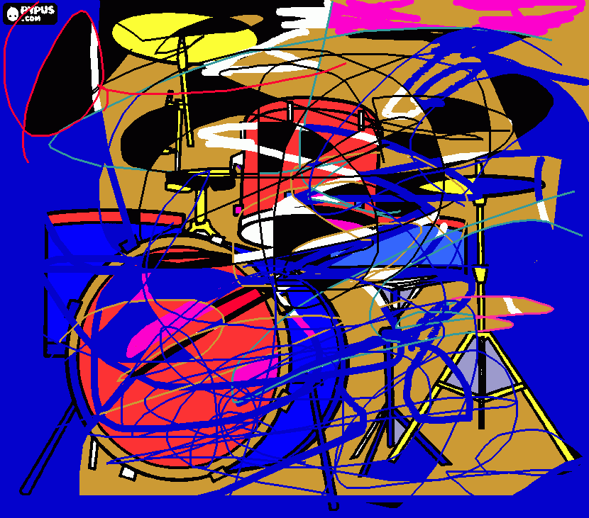 gratis malvorlagen Merles moderne Kunst