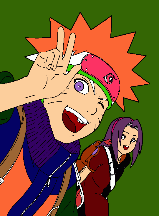 gratis malvorlagen miko zuki und miki uzumaki