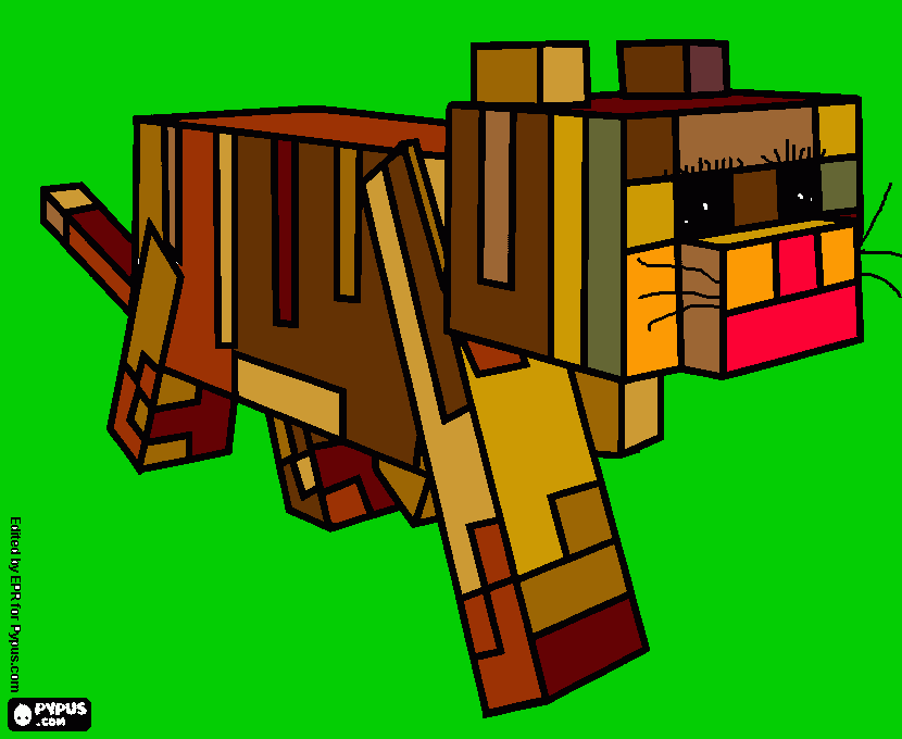 gratis malvorlagen Minecraft ozelot