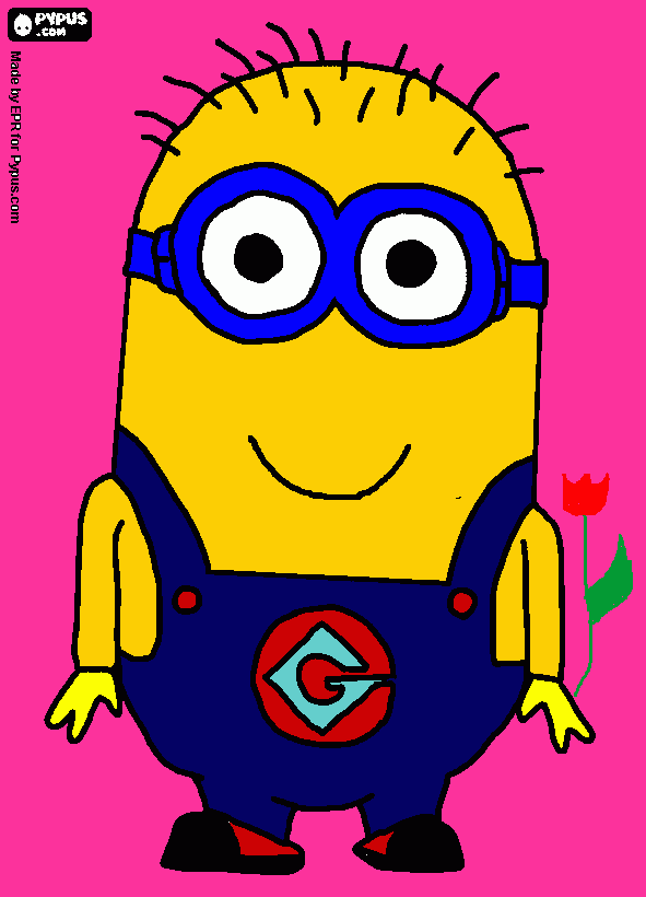 gratis malvorlagen minion2
