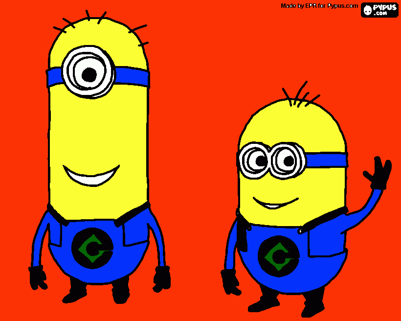 gratis malvorlagen minions1