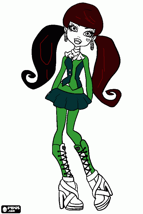 gratis malvorlagen Monster High Bild von Jule