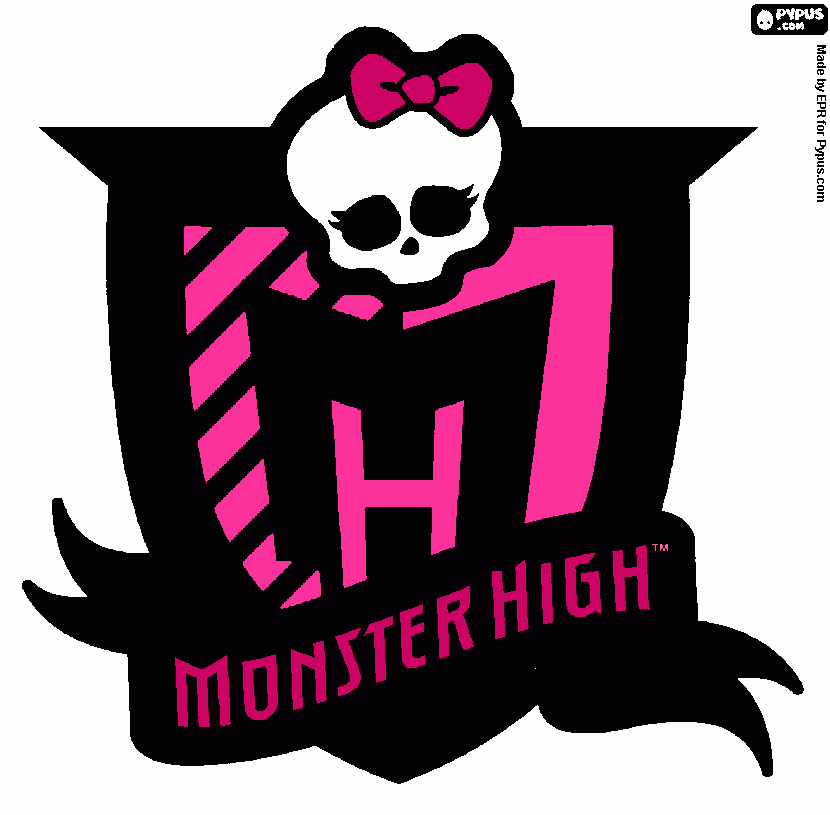 gratis malvorlagen Monster high mega monster Party