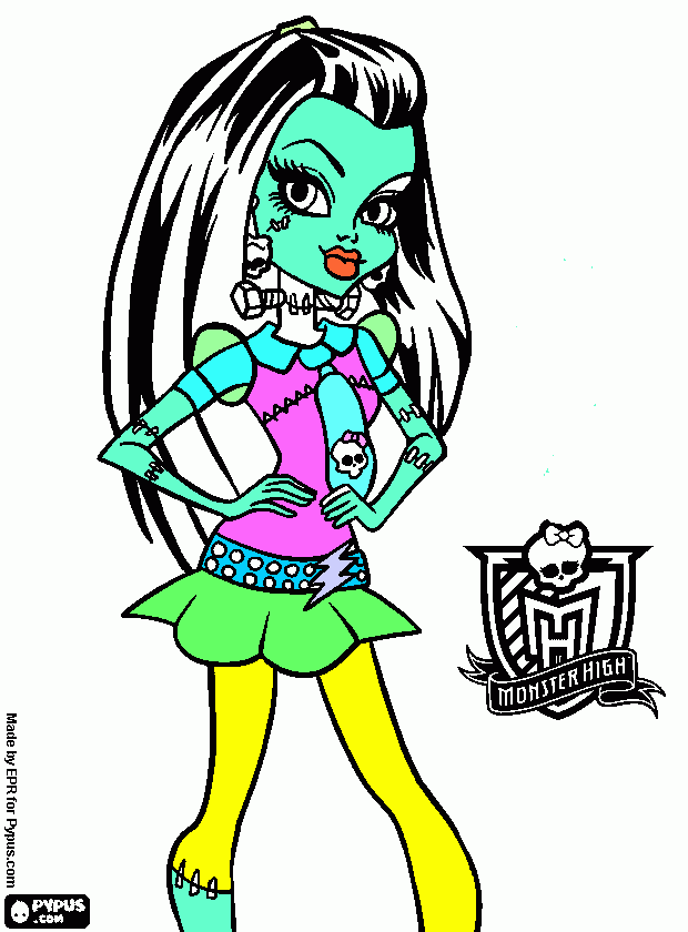gratis malvorlagen monster high sophie
