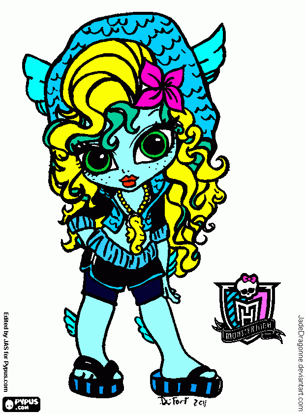 gratis malvorlagen MonsterHigh