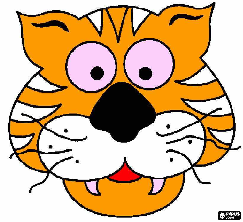 gratis malvorlagen Mo's Tiger