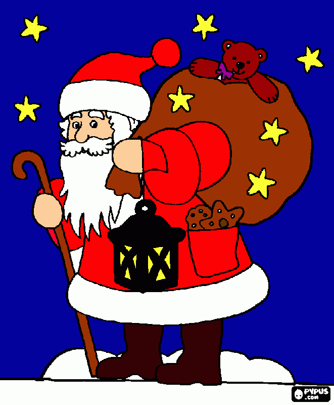 gratis malvorlagen Nikolaus-Grüsse