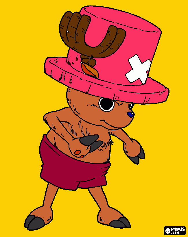 gratis malvorlagen One Piece Chopper