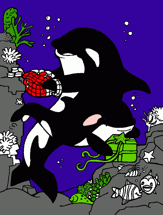 gratis malvorlagen orca