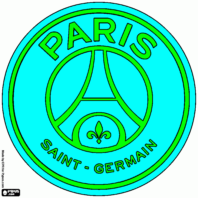 gratis malvorlagen Paris Saint German