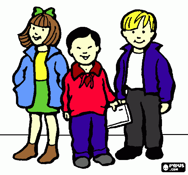 gratis malvorlagen Personen Kinder