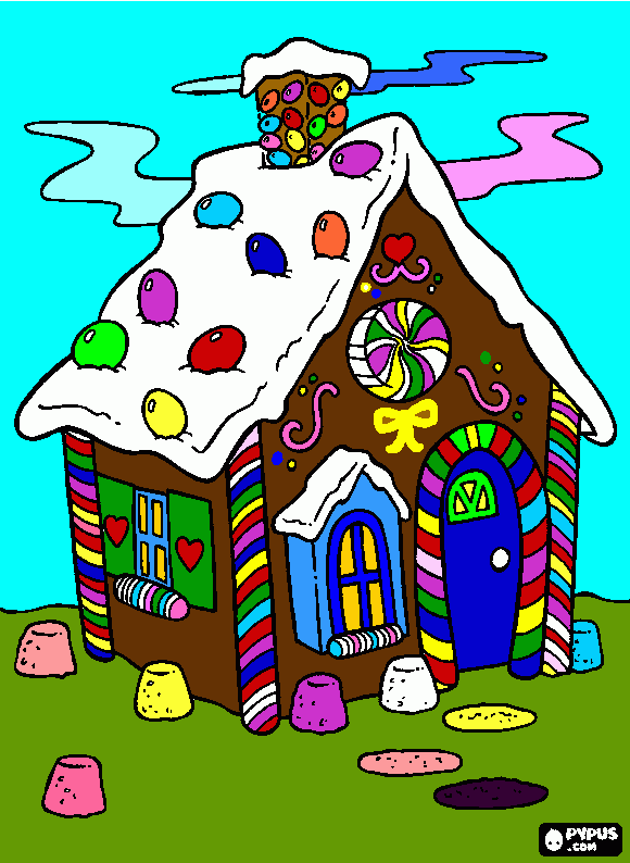 gratis malvorlagen pfefferkuchenhaus