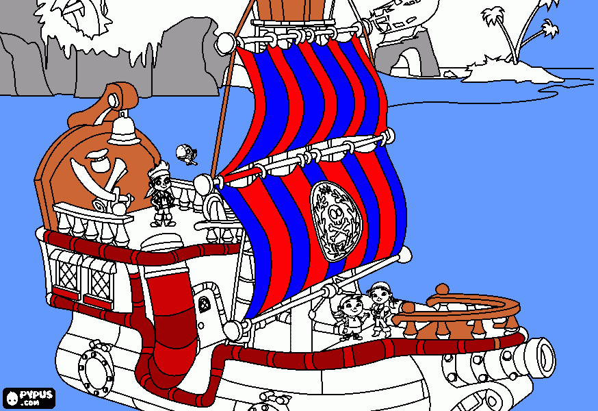 gratis malvorlagen Piraten