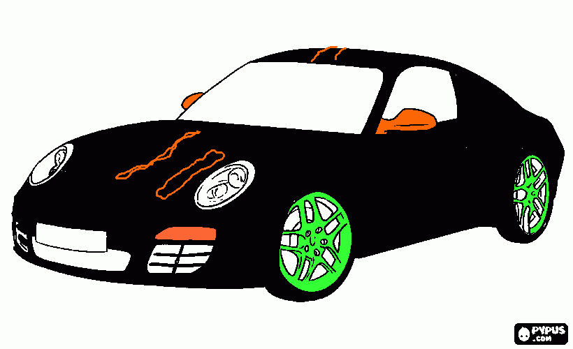 gratis malvorlagen porsche 911 carrera s