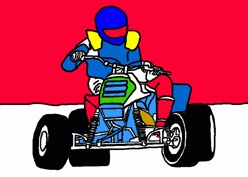 gratis malvorlagen Quad
