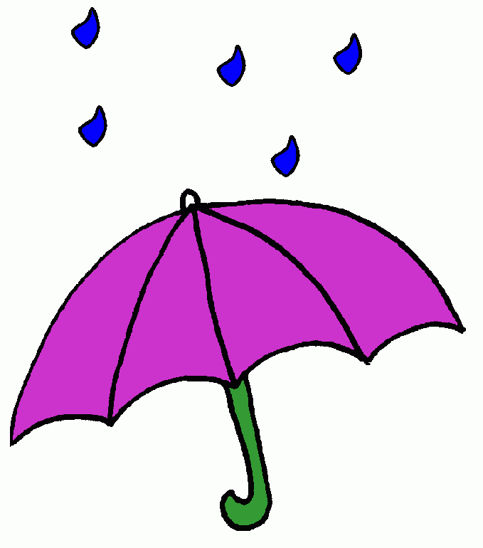 gratis malvorlagen Regenschirm