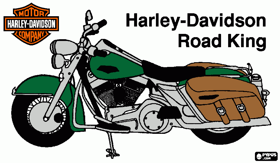 gratis malvorlagen Road King Opja