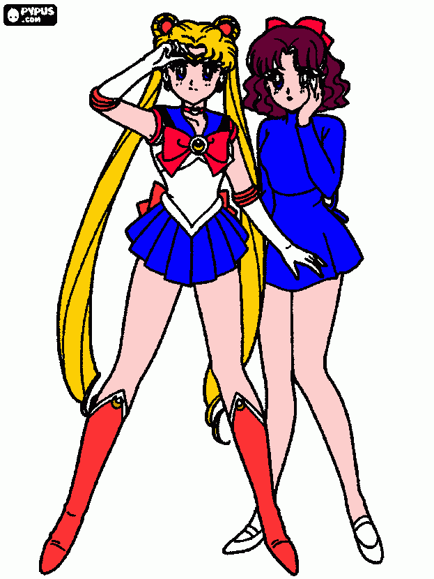 gratis malvorlagen sailor moon