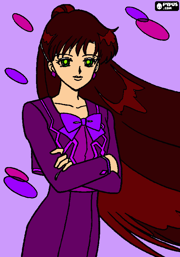 gratis malvorlagen Sailor Pluto