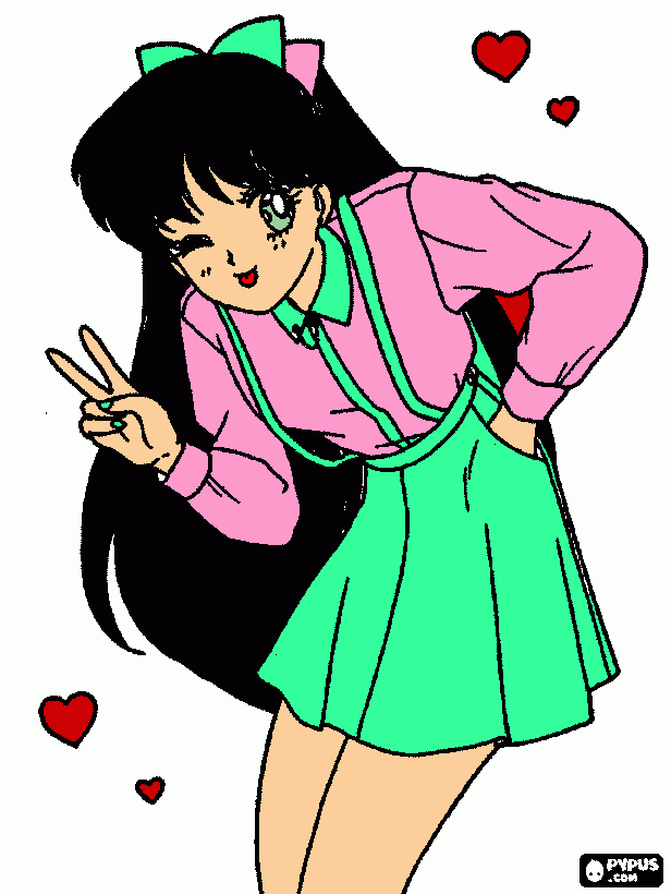 gratis malvorlagen sailor venus