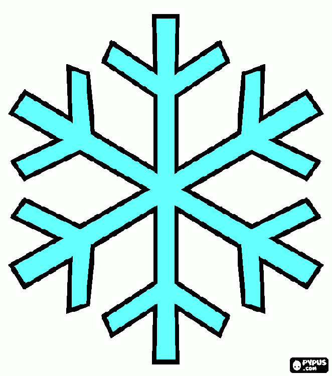 gratis malvorlagen SCHNEFLOKE