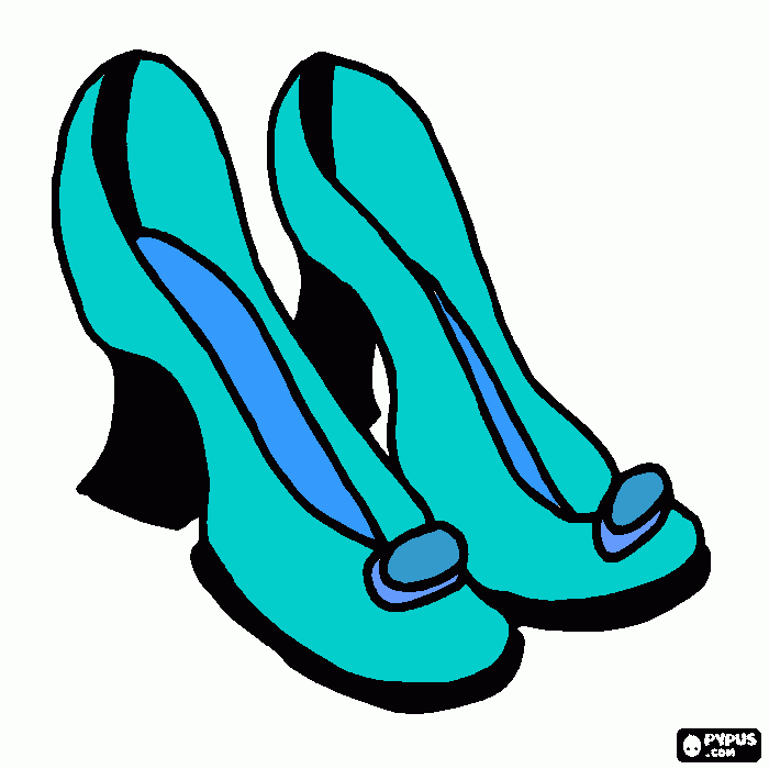 gratis malvorlagen schuhe
