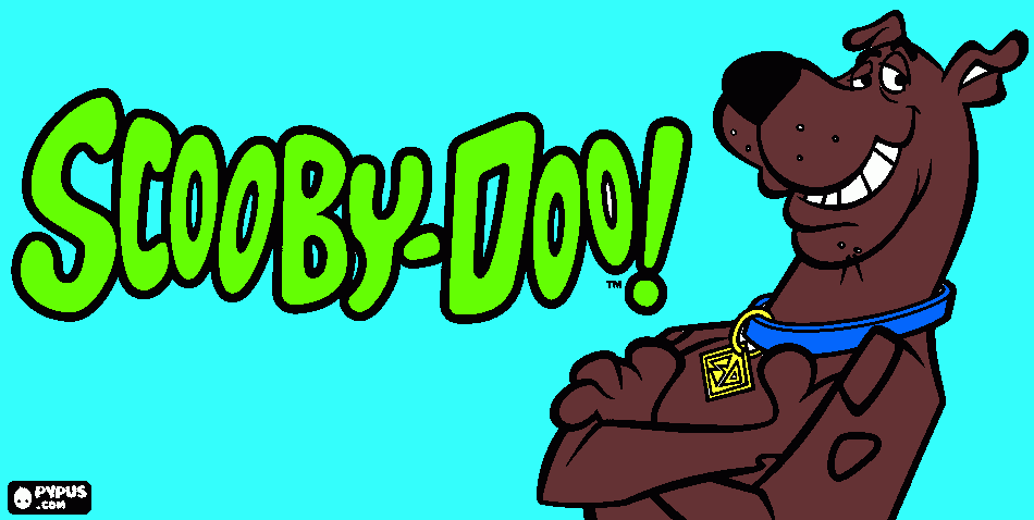 gratis malvorlagen Scooby Doobi