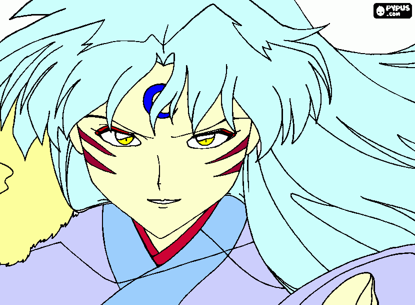 gratis malvorlagen Sesshomaru