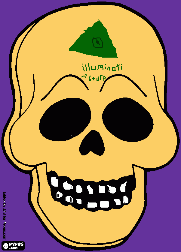 gratis malvorlagen Skeletor Mask
