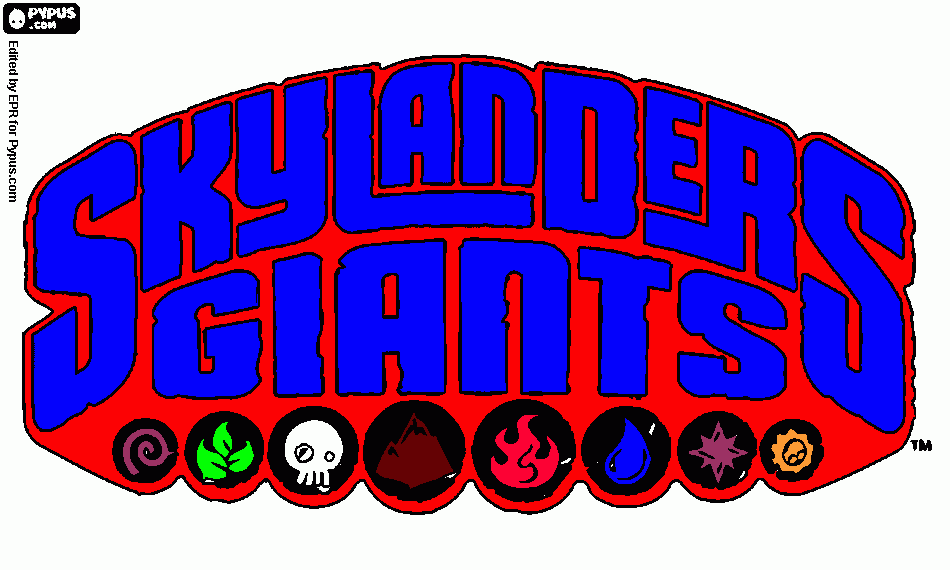 gratis malvorlagen Skylanders