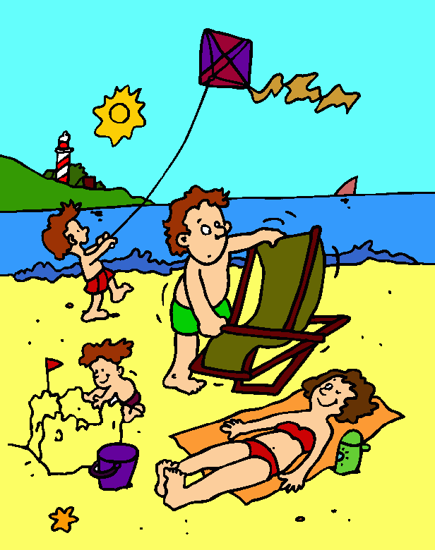 gratis malvorlagen sommer