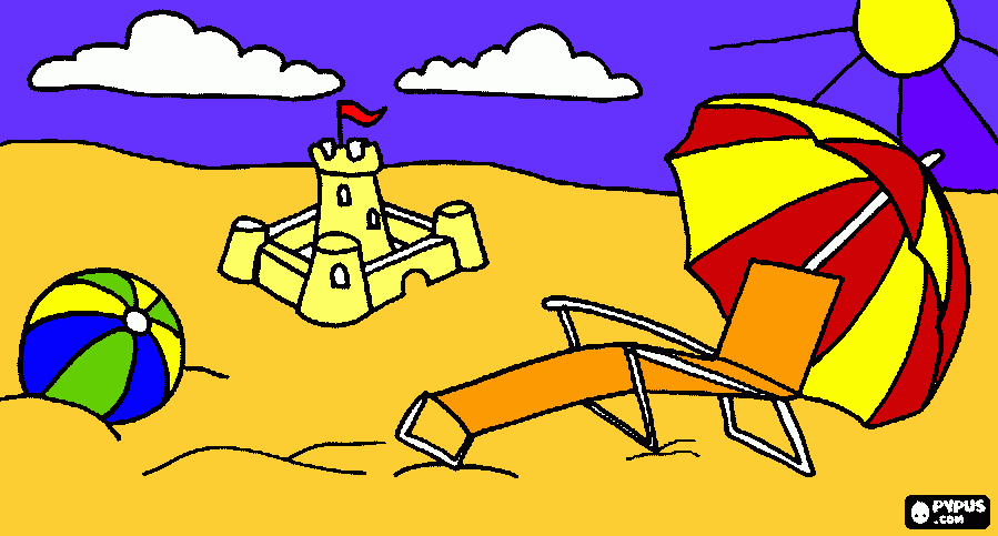 gratis malvorlagen sommerbild