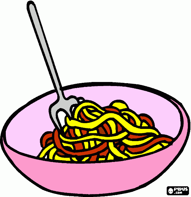 gratis malvorlagen spagetti