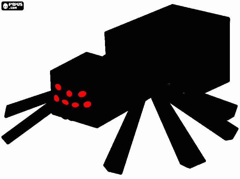gratis malvorlagen Spinne