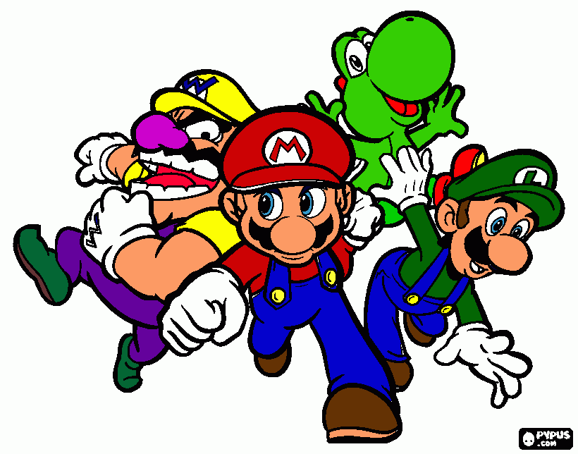 gratis malvorlagen Super Mario Zeichnung von Attila