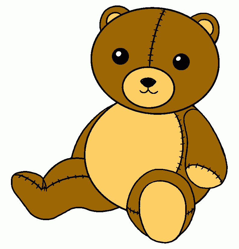 gratis malvorlagen Süßer Teddy