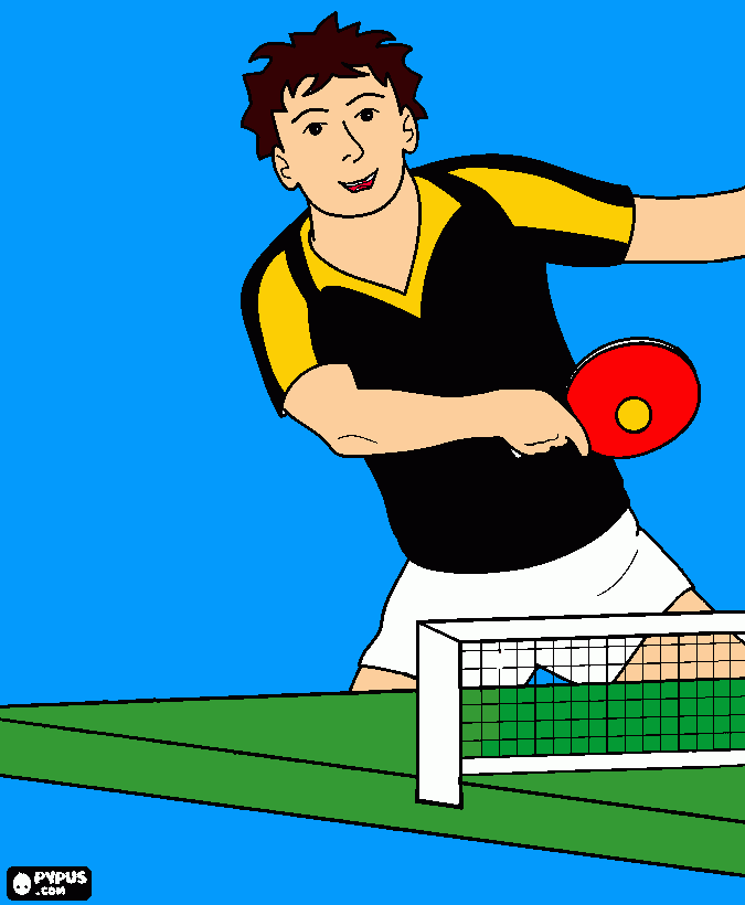 gratis malvorlagen Tischtennis