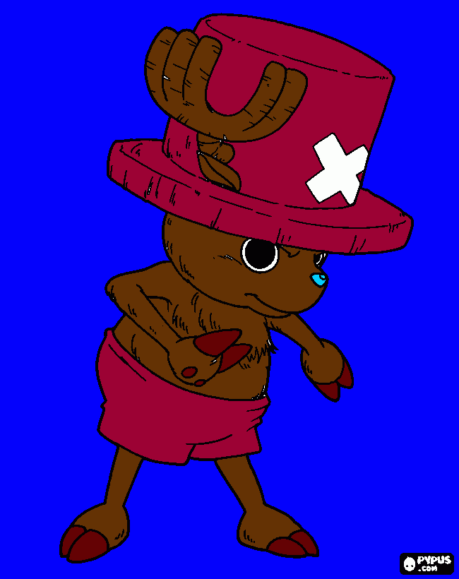 gratis malvorlagen Tony Chopper